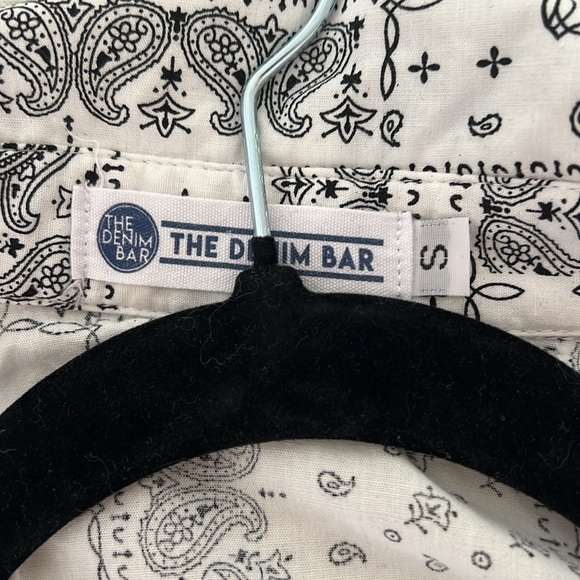 The Denim Bar Romper - bandana print with semi see through sleeves - Picture 5 of 6